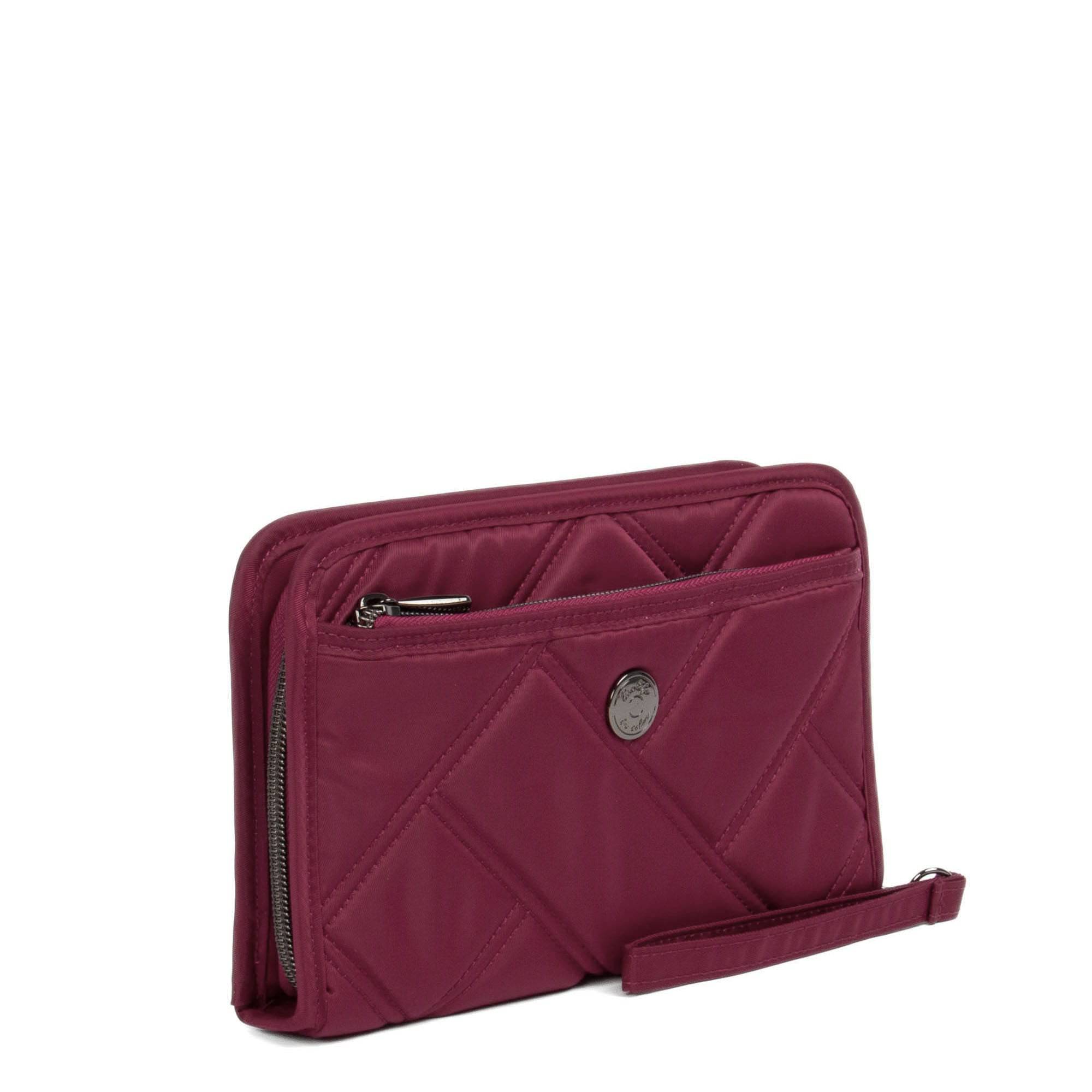 Zeppelin 2 RFID Wristlet Wallet - RASPBERRY - Zeppelin_Raspberry_02